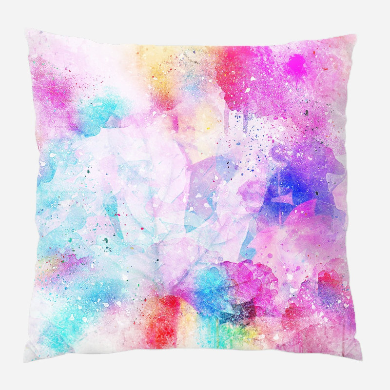 Petrey Square Pillow Cover & Insert, Microsuede, Indoor