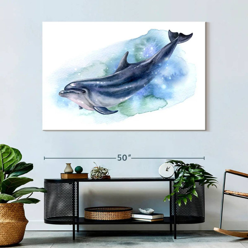 Brampt Aquatic Dolphin, 34" H x 51" W