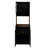 71" H Black Kitchen Pantry Cabinet