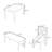 Wooden Dining Table Set with Bench-1703828080