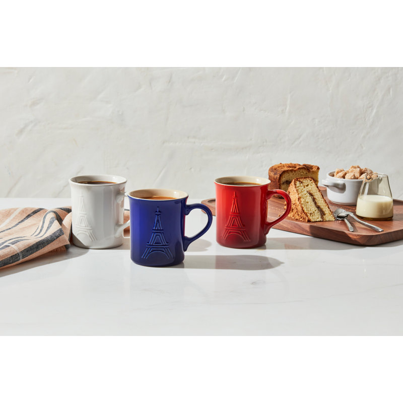 Le Creuset Eiffel Tower Collection 14Oz Mug, White