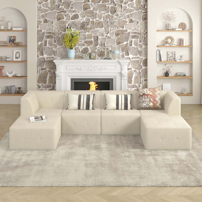 Canapé modulaire Boneless, Beige