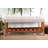 Charla Light Gray Fabric & Oak Finish Bench-2072608312