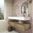 Alysa 60''Wall-Mounted Double Bathroom Vanity Set-71095541