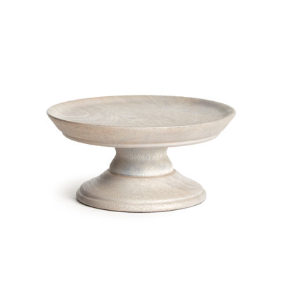 Alely Solid Wood Round Decorative Tray