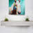 Fenimore Rustic Whitewashed Distressed Floating Wall Shelf-1530790278