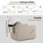 Fauteuil de station de shampooing Backwash, bol de lavage des cheveux en céramique réglable avec fauteuil-1552111024