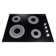 Cosmo 24 in. Electric Ceramic Glass Cooktop with 4 Elements, Dual Zone Element, Hot Surface Indicator Light and Control Knobs