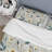Subtle Whispers V- Floral Duvet Cover Set - Microfiber Polyester-363436527