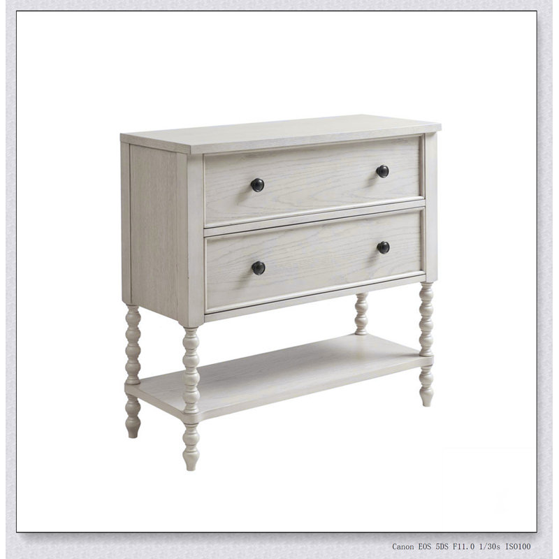2-Drawer Accent Chest, Ivory