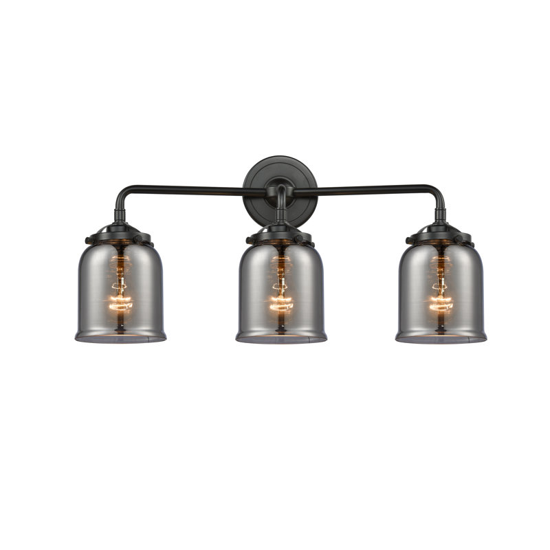 Éclairage pour salle de bain 2 lumières Bonomo, Incandescente, Plaqué fumé, Bronze huilé