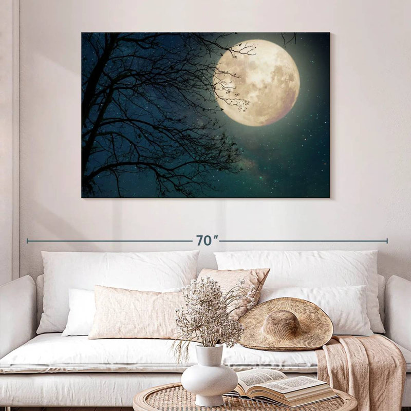 Arbre Oberle au clair de lune, H 32 po x l 48 po