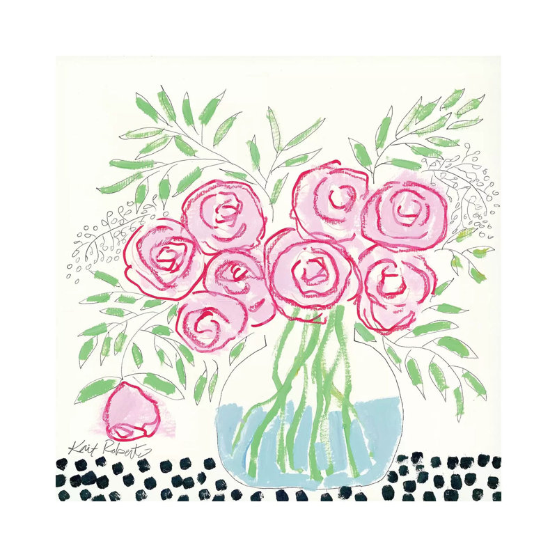 Spruce Up The Bedroom by Kait Roberts - Painting on Canvas, Wrapped Canvas, 30.48cm H x 30.48cm W x 1.91cm D