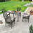 5-Piece Square Patio Dining Set
