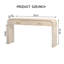 Console à silhouette rétro unique avec deux tiroirs supérieurs-981898201