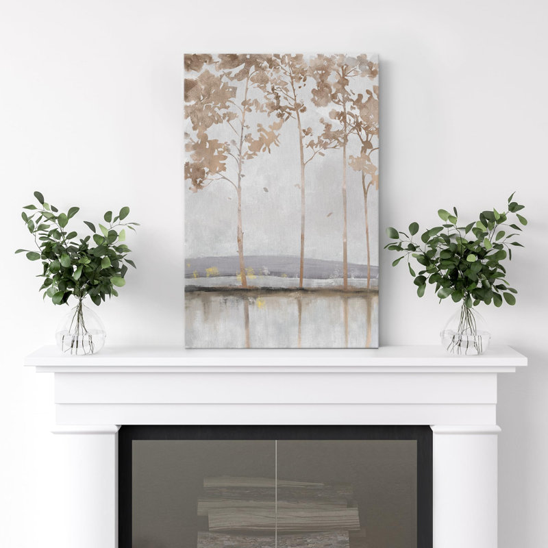 «Floral Skeleton Skull Horror Gothic Modern Art Work Decor», H 18 po x l 12 po, Toile tendue