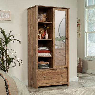 Fravel Wardrobe Cabinet In Sindoori Mango by Millwood Pines