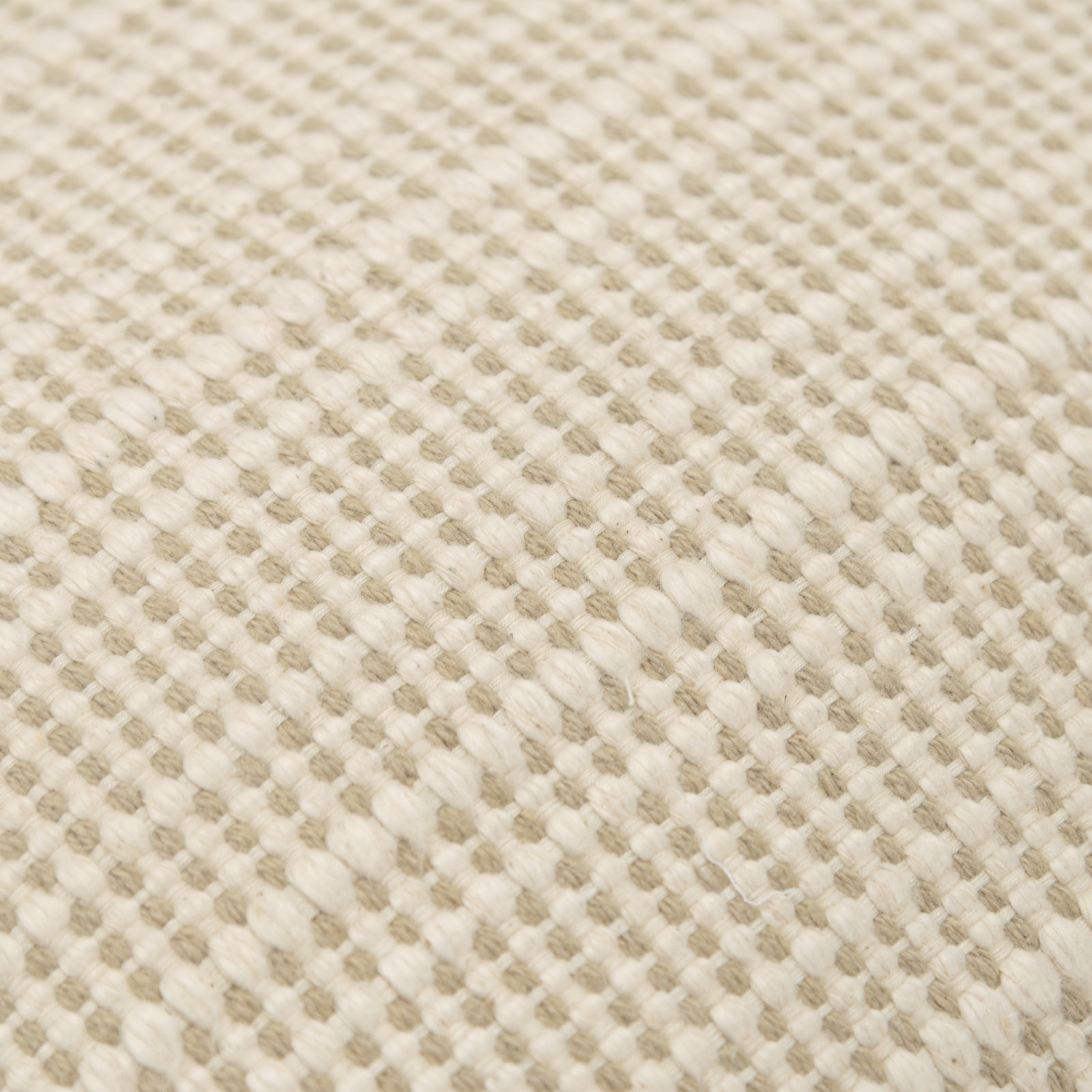 Migina Dots Cotton Throw Pillow, Natural