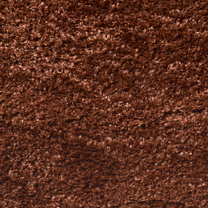 Rodos-Modern Soft Plush Pile Living Bedroom Rug, Rust, Rectangle 160 x 213cm