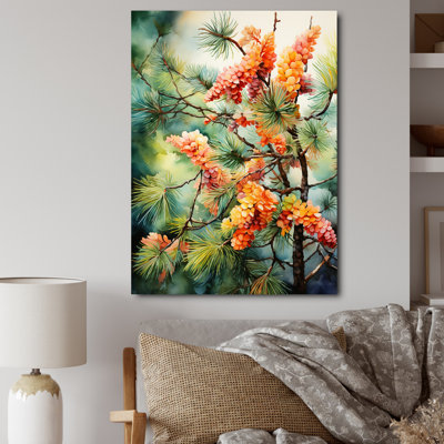 «Pine Tree Autumn Symphony I» sur toile