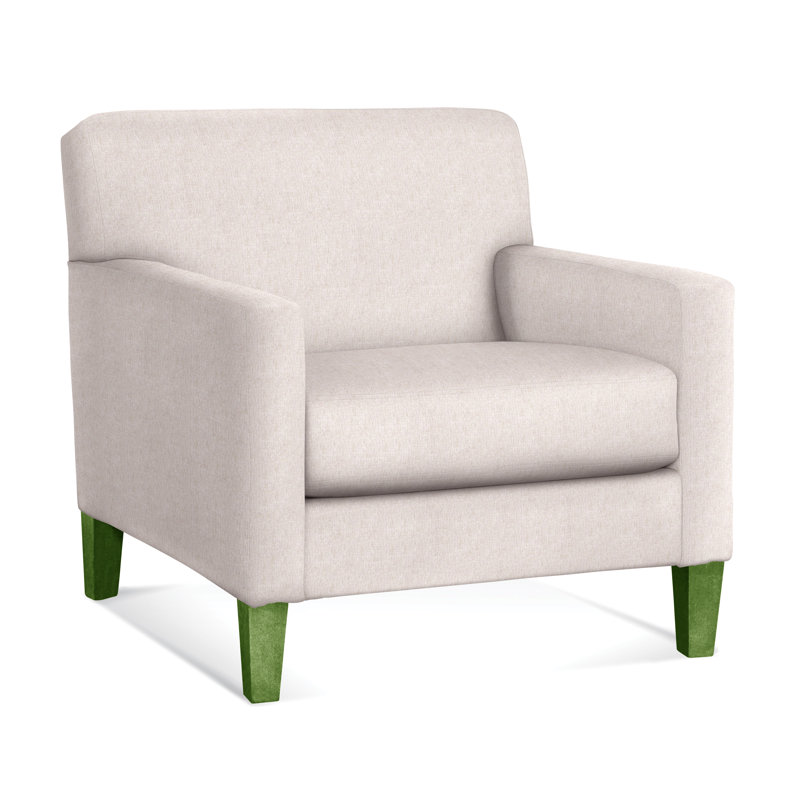 Tampa Armchair, White Sugar Performance; 0863-91, Frost White