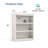 Patrick 39'' H X 31.2'' W 3-Tier Bookcase - Set Of 2-500737430