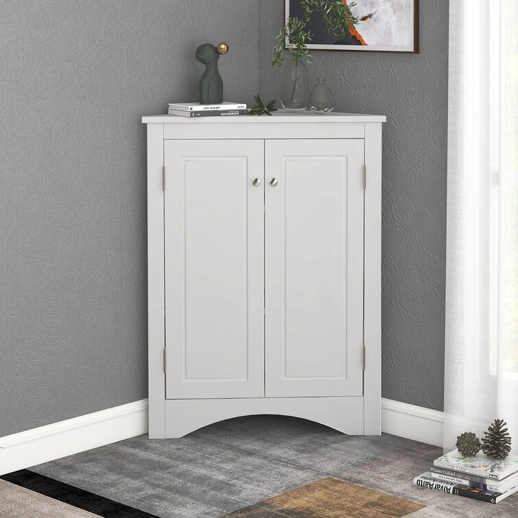 Free-Standing Triangle Bathroom Cabinet