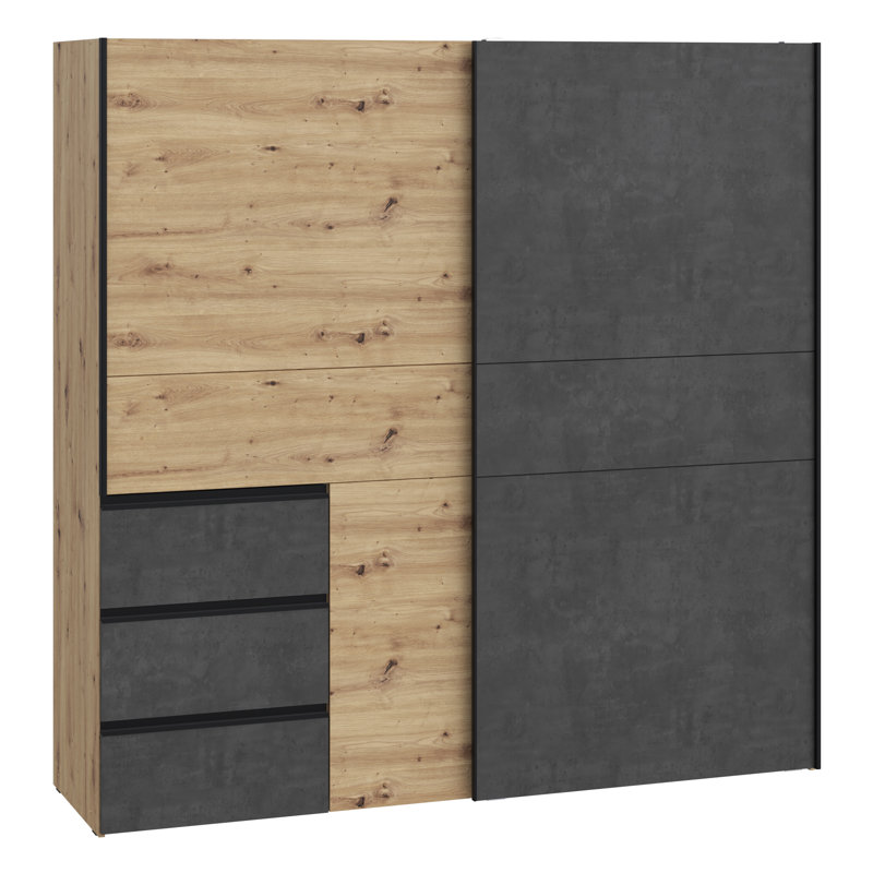 2 Door Manufactured Wood Wardrobe