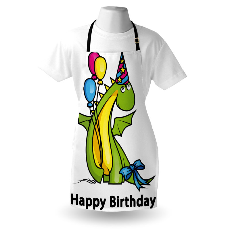 Birthday No Pattern Bib Apron