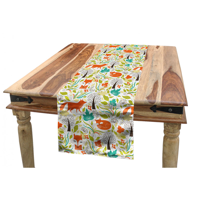 Cartoon Table Runner, 72" x 16"