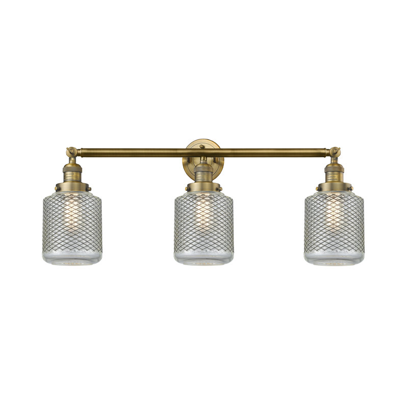 Iyana 3 - Light Dimmable Vanity Light, Satin Gold, 6 Watt Vinage LED Bulb