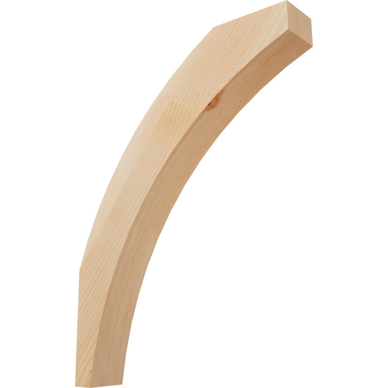 Genouillère Thorton, Sapin Douglas de 3 1/2 po (lisse), 20 po X P 26 po H