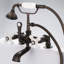 Robinet de baignoire à pattes avec douche à main Stonington-19139524-19139527
