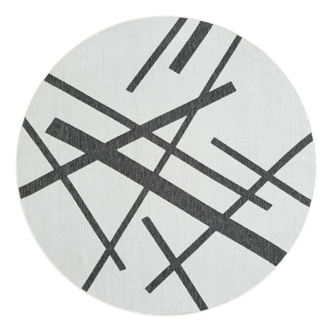 Geometric Indoor / Outdoor Rug Unique Loom Rug 