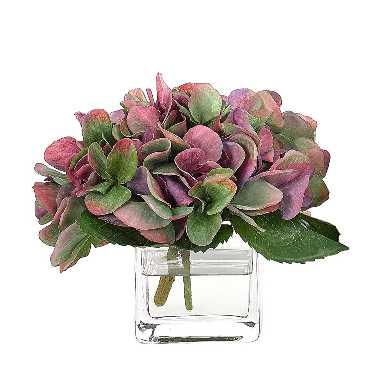 Hydrangea Floral Arrangement in Jar