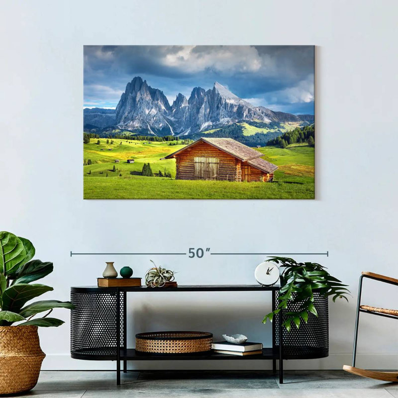 Alvord Alpe Di Siusi Chalet, 30" H x 45" W