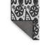 Tapis noir/blanc cassé à motifs-1373181058