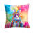 Hippie Animals Other/No Pattern Throw Pillow-94412300