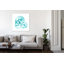 Turquoise Sky Snails - Wrapped Canvas Print-1733194337