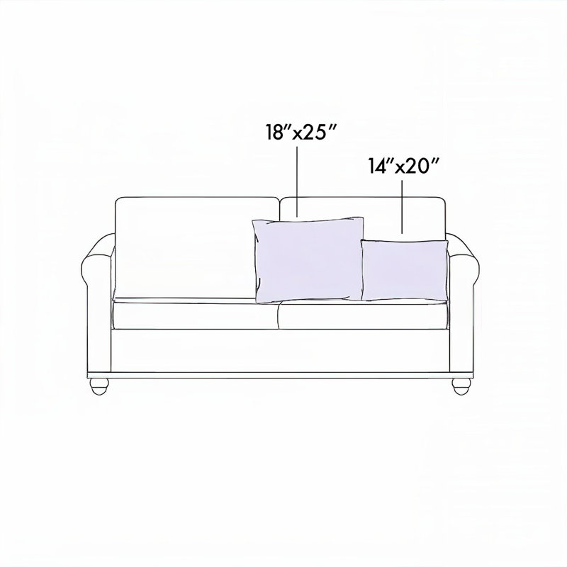 Ikom Polyester/Polyester Blend Lumbar Rectangular Indoor/Outdoor Pillow Cover & Insert, Beige, 18"H x 25"W