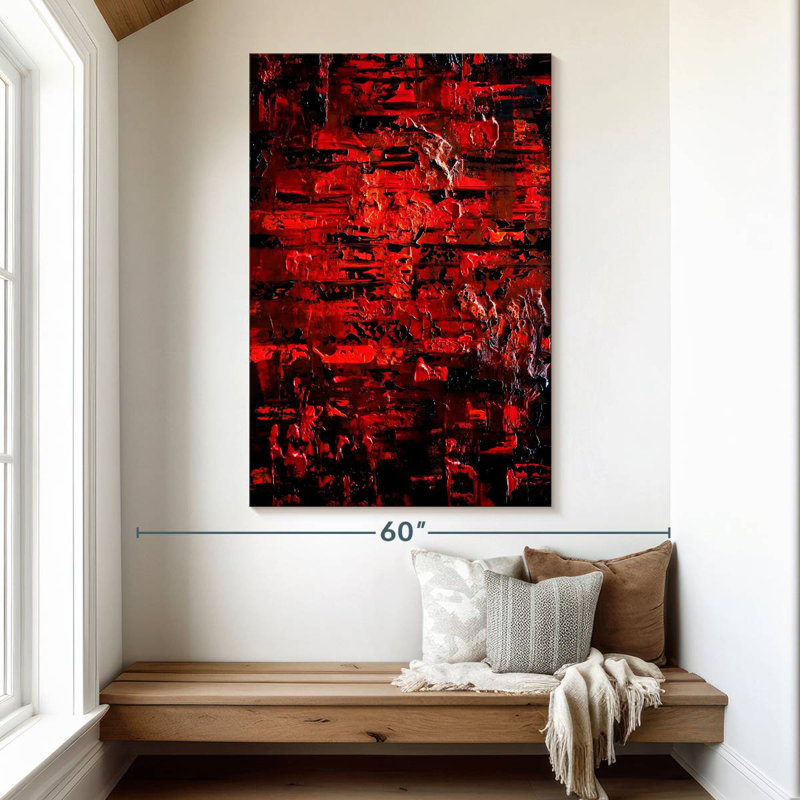 Avery Crimson Royalty, 51" H x 34" W