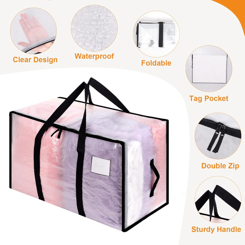 Brayden Studio Storage Tub & Tote, 48cm H x 70cm W x 35cm D