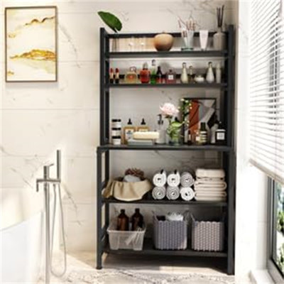 Versatile Kitchen Microwave Stand - Space Saving Spice Rack Organizer With Hutch Design