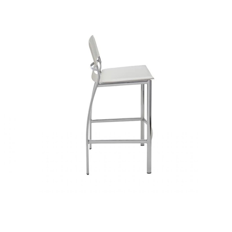 Tabouret Tekenya (26 po), Blanc