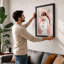 Nurture and Care Modern - Framed Print-1351403559-1351403553