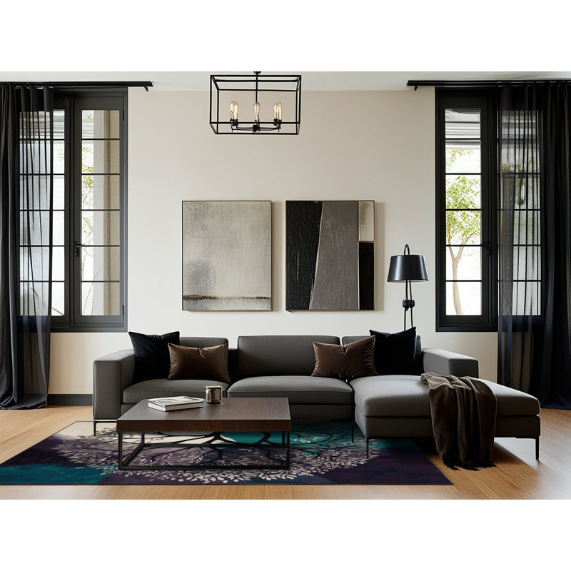 Twilight Canopy Rug, Round 6'
