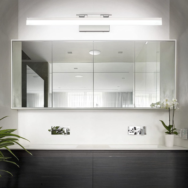 Coetzee Dimmable LED Vanity Light, Silver