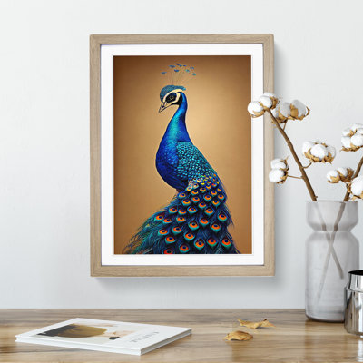 Entrancing Peacock - Single Picture Frame Print