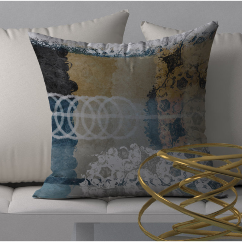 Housse de coussin carrée/insert, 24 po x 24 po