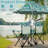 Portable Two Person Fishing Chair With Removable Umbrella-857921951